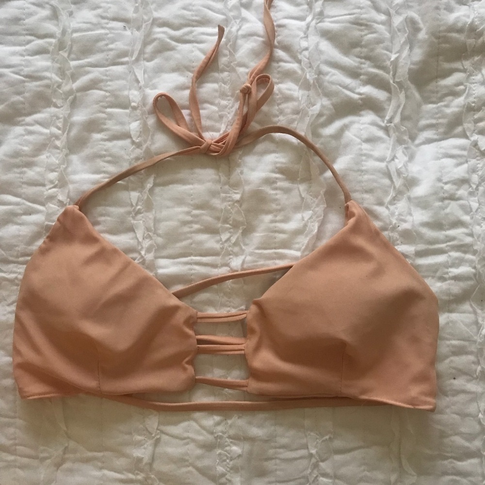 Peach Swim suit top